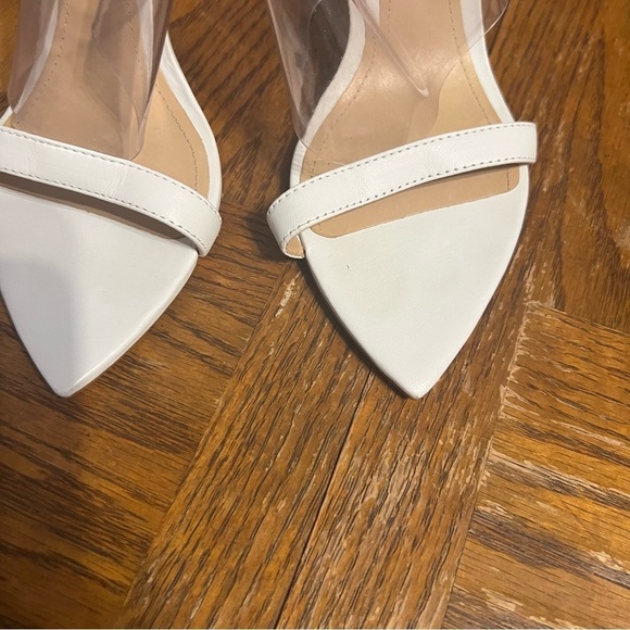 Schutz Adriana Lima Naked Mule Heels Sz EU 38 or US 7 - Picture 5 of 15